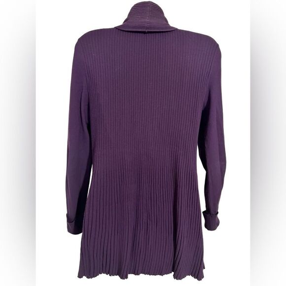 Lafayette 148 Ribbed Open Front Cardigan - Picture 6 of 8